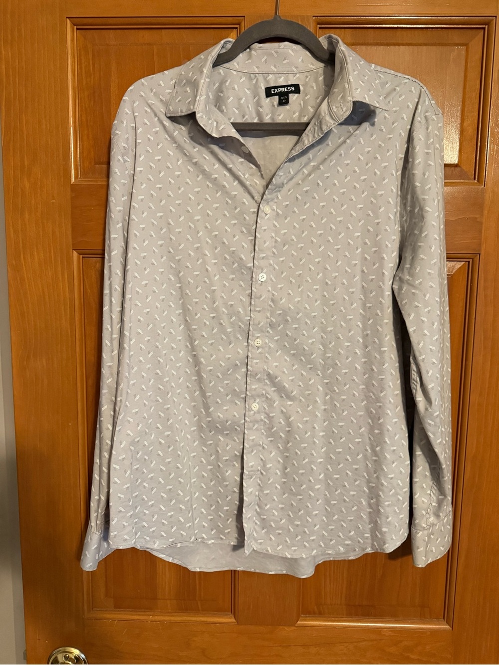 EUC men’s express l/s button down size L